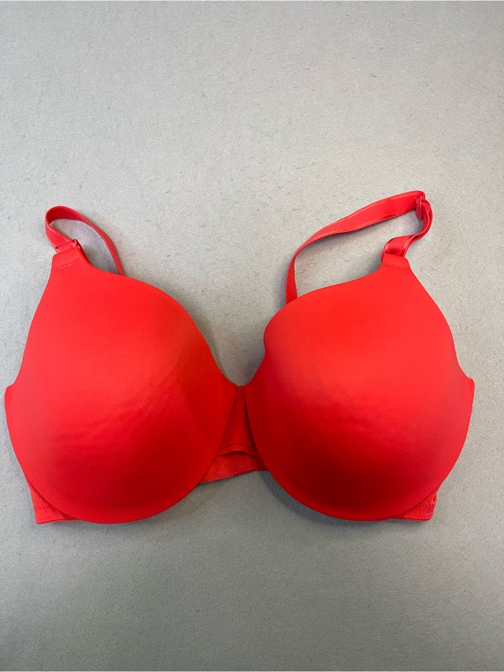 Warner's Red 36D Underwired Bra Adjustable Straps Solid 221